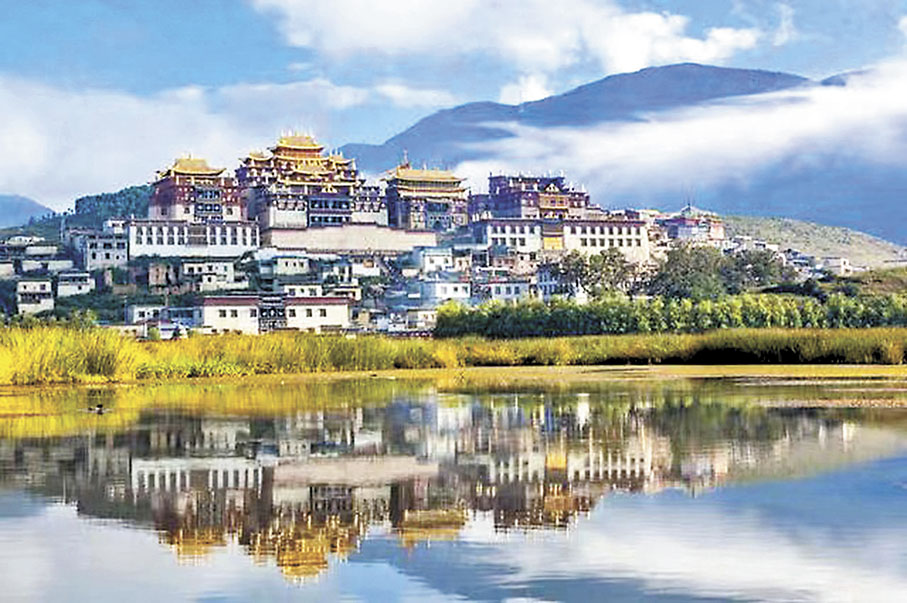 ◆松贊林寺。 網上圖片