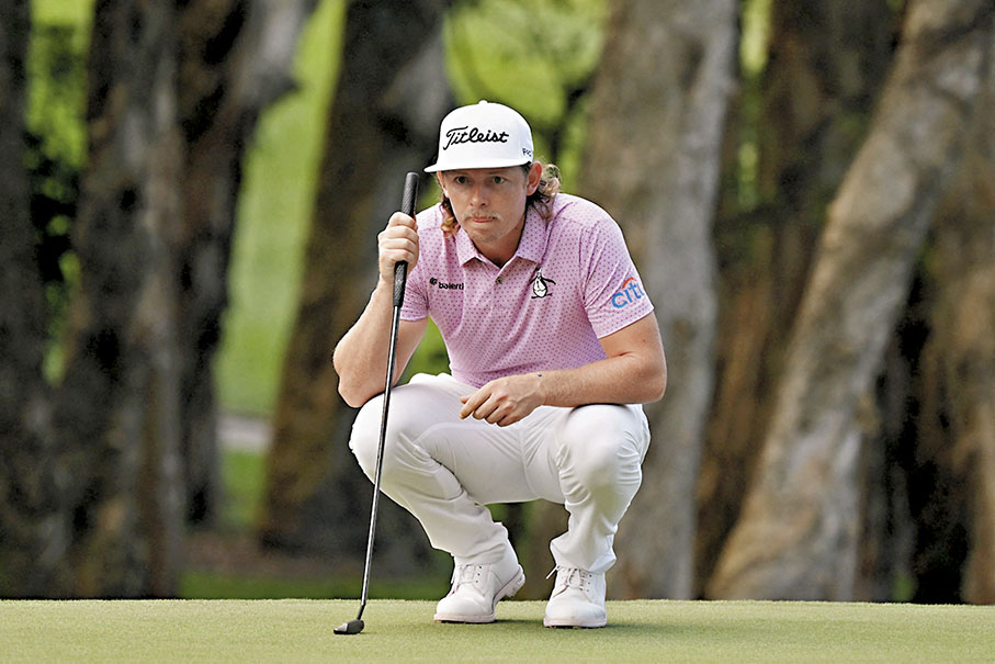 ◆澳洲球星史密夫以一桿之差屈居亞軍。 法新社