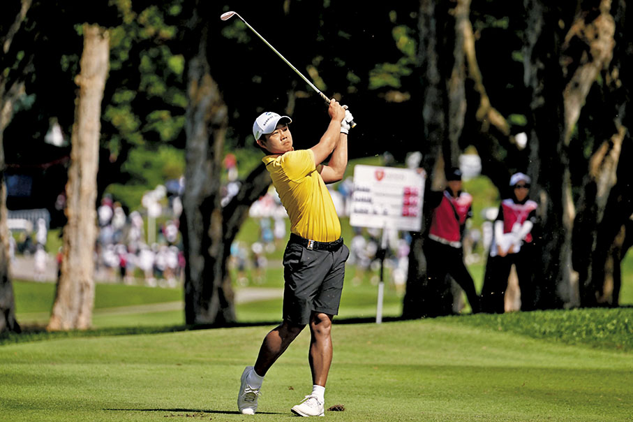 ◆曾在第二輪比賽一桿入洞的中國台北球手李玠柏以並列第8名完賽。