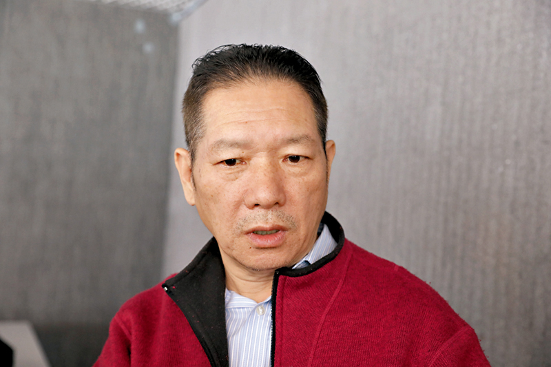 ◆「蘭花大王」楊小龍。 香港文匯報記者黃艾力  攝