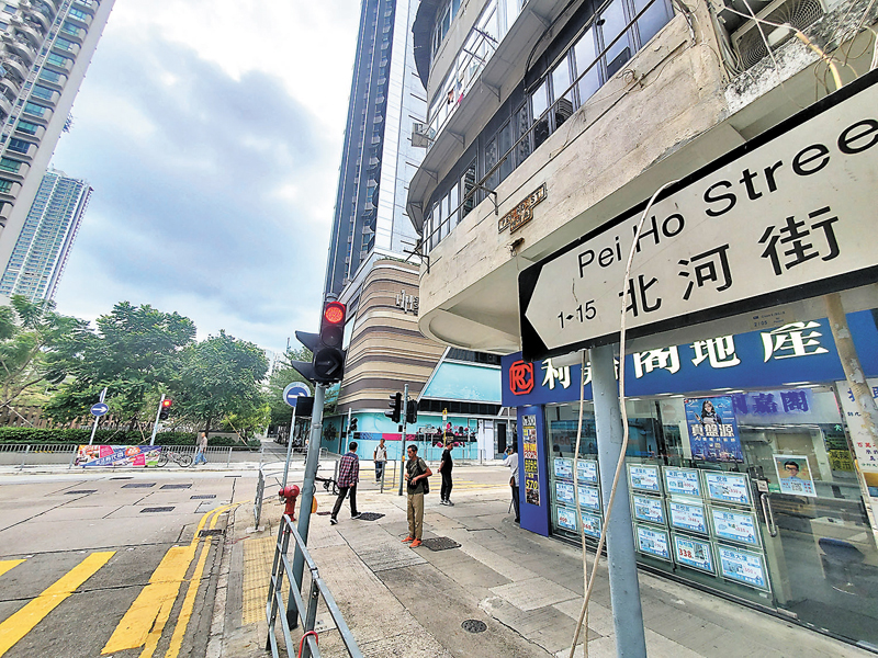 ◆ 北河街經過32年變遷後，已經面目全非。香港文匯報記者劉友光  攝