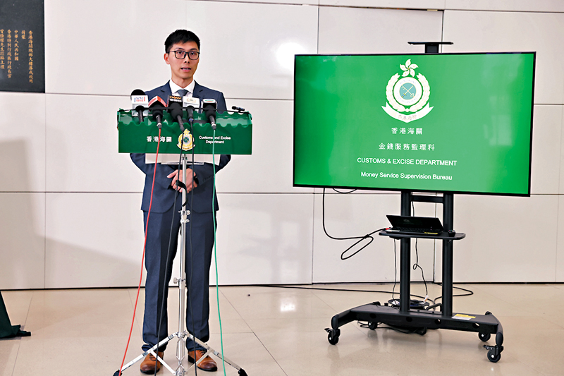 ◆海關歡迎法庭裁決，相信判刑足以反映罪行嚴重性及起到阻嚇作用。香港文匯報記者劉友光  攝