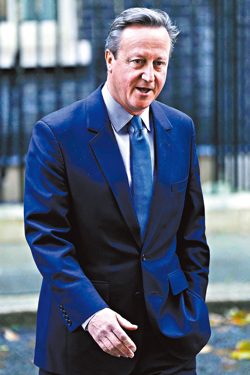 ◆卡梅倫出任外相令人意外。 美聯社