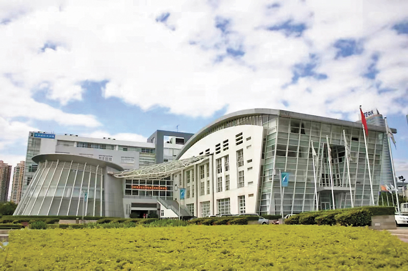 ◆深圳虛擬大學園外觀。 香港文匯報深圳傳真