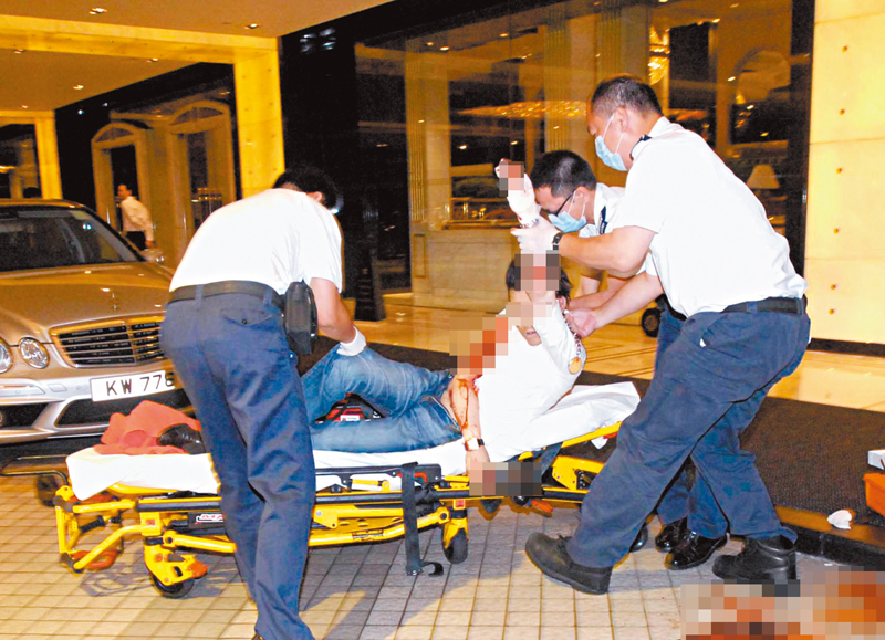 ◆案發當日「泰龍」在尖東一酒店門外遭伏擊重傷昏迷，送院不治。 資料圖片