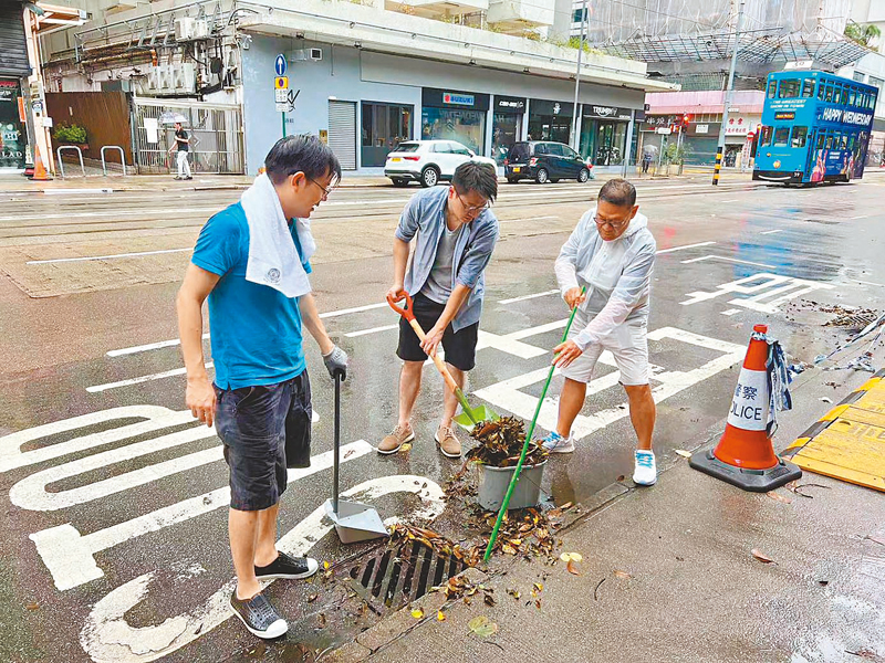 ◆劉家昂參與地區服務 。  Fb圖片