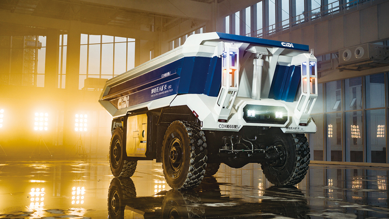 ◆ 希迪智駕的無人駕駛礦卡。