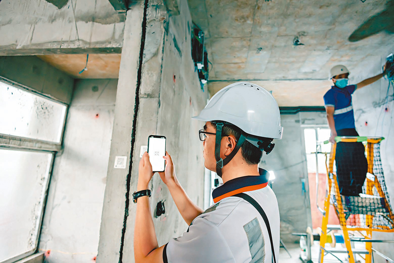 ◆利用QR Code記錄生產及檢測數據。