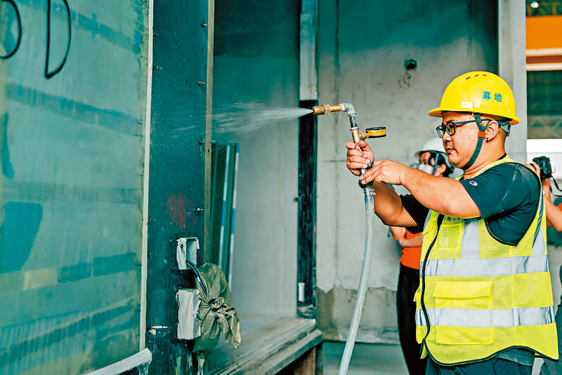 ◆防滲漏試水測試。