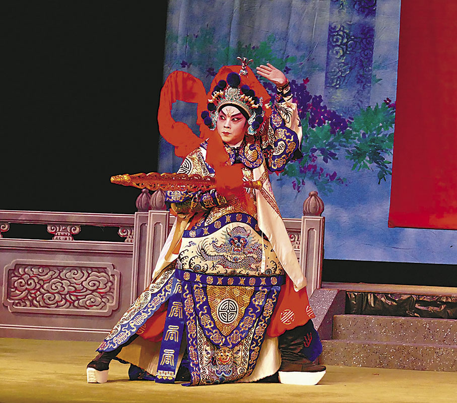 ◆宋洪波演韋馱。