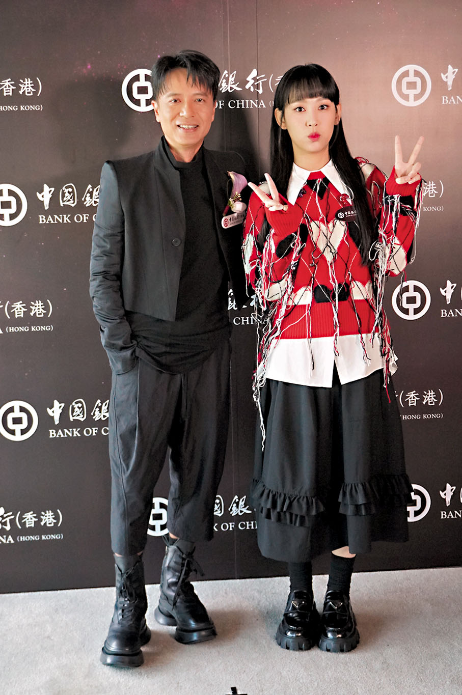 ◆克勤笑言同Gigi合唱情歌會滴汗。