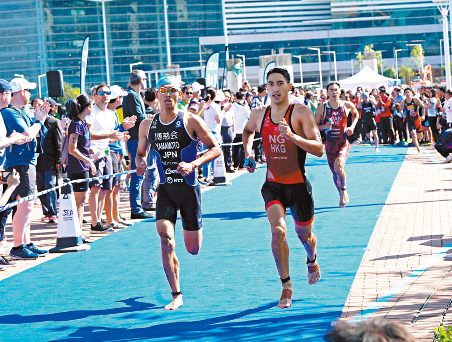 ◆伍泰龍（右）在今屆賽事取得不俗成績。