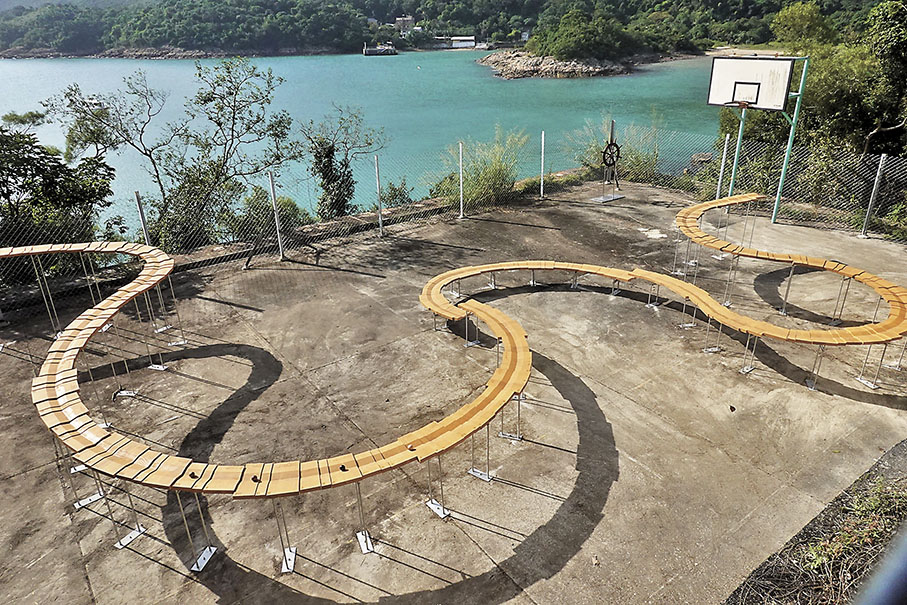 ◆香村、納設計及建築事務所作品《動聽校園·糧船灣》喚起村民記憶。