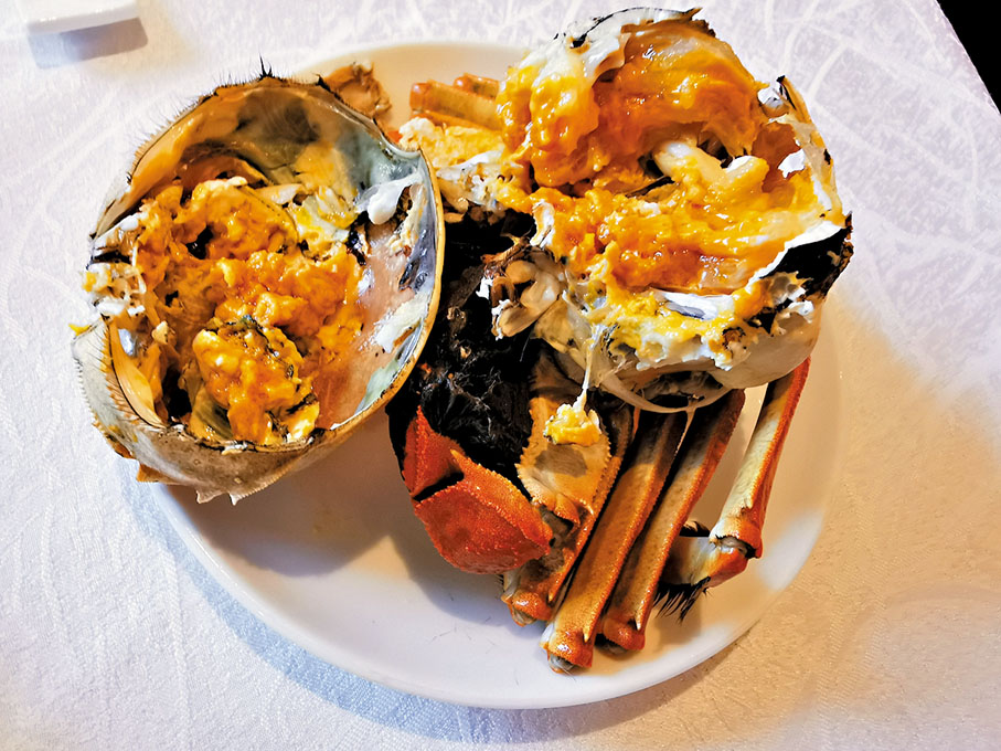 ◆清蒸太湖大閘蟹 (每位一隻約六両)