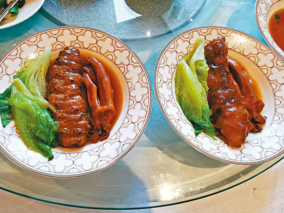 ◆唐生菜刺參扣鵝掌