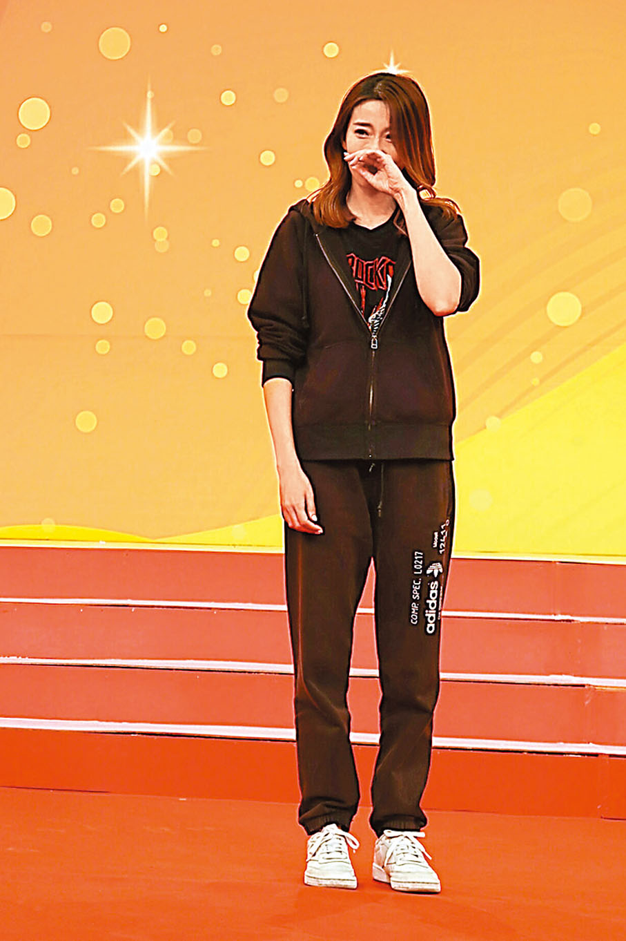 ◆姚子羚喜極而泣。