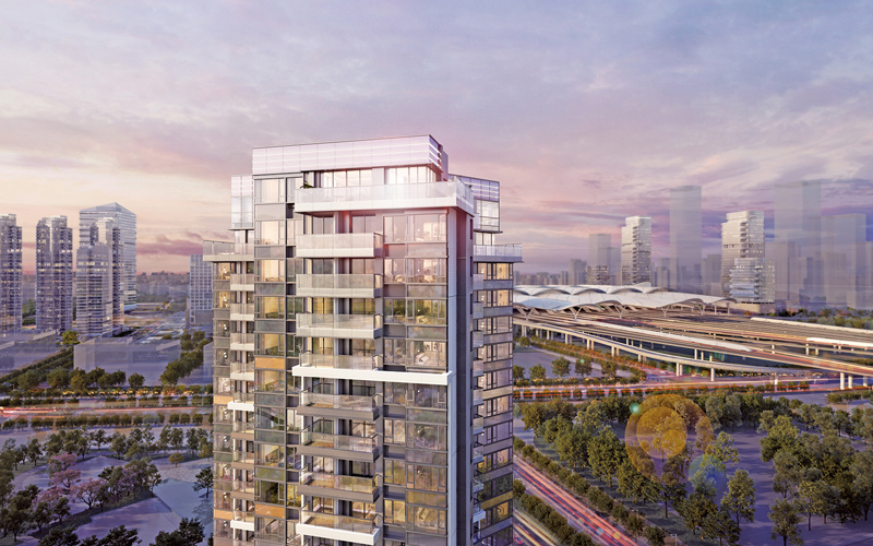 ◆ 廣州南站ICC·峻鑾Forest Park距離廣州南站僅約400米，為南站核心區內罕有的低密度純住宅項目。峻鑾佔地約75萬平方呎，由14幢低密度住宅組成，提供約1,300個單位，戶型多元化。