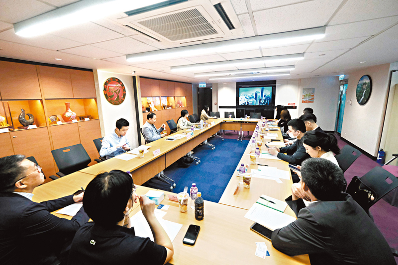 ◆亞洲旅遊交流中心舉辦2023港澳地區媒體座談交流會。 香港文匯報記者涂穴  攝