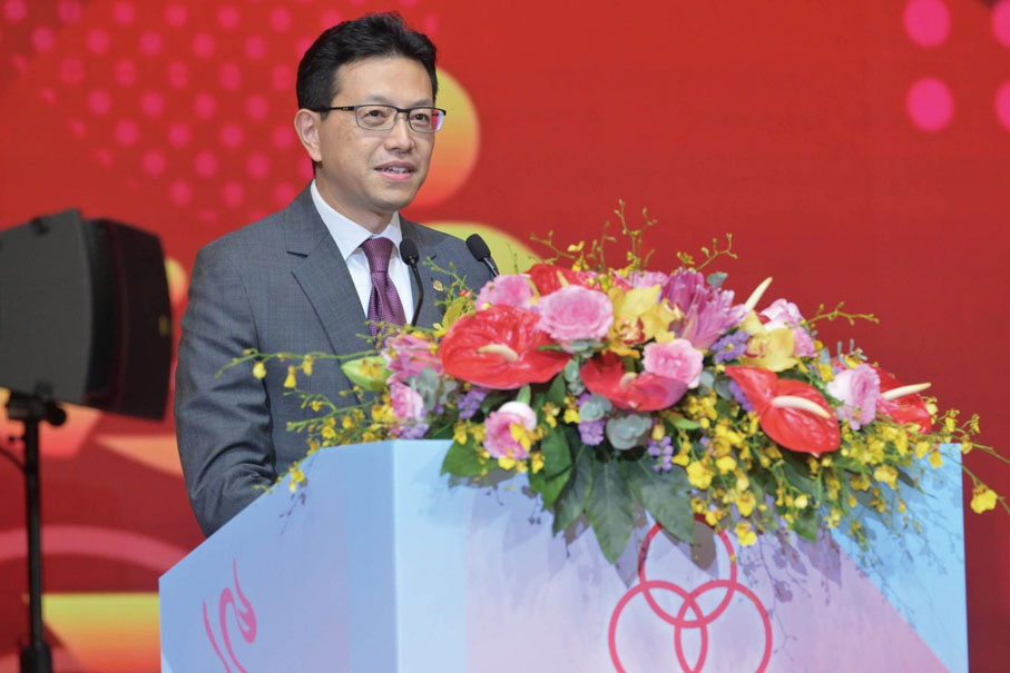 ◆吳秋北致辭。