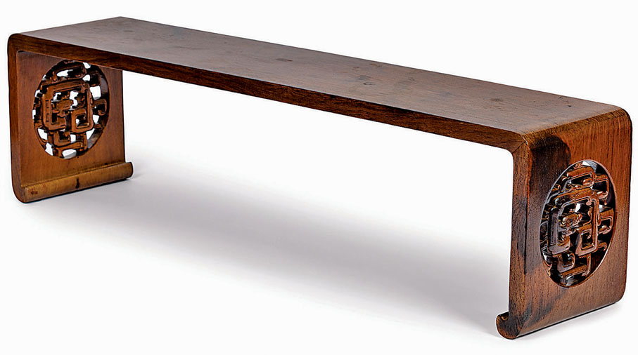 ◆清黃花梨琴几