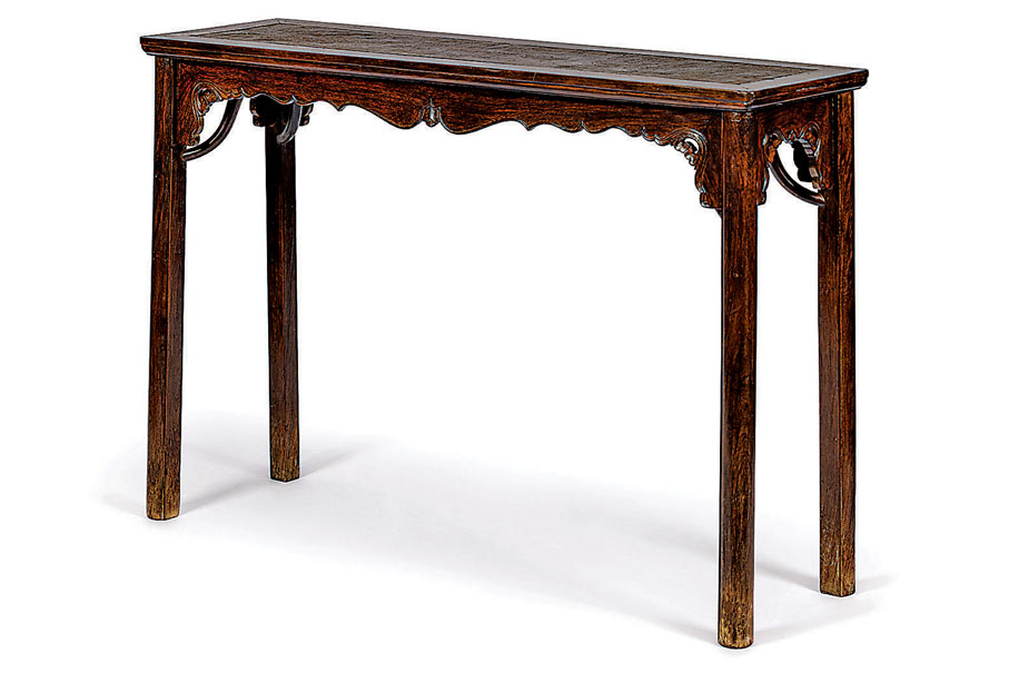 ◆明末清初黃花梨琴桌