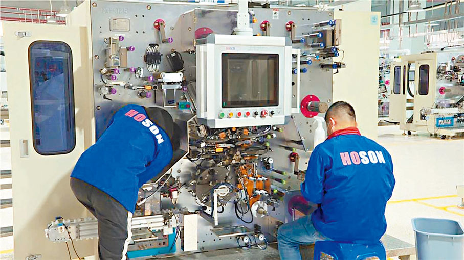 ◆2018年進駐中山翠亨新區的新益昌不斷加快「西進」步伐，目前已將90%的生產線落在翠亨新區。圖為新益昌位於中山翠亨新區的車間。網上圖片