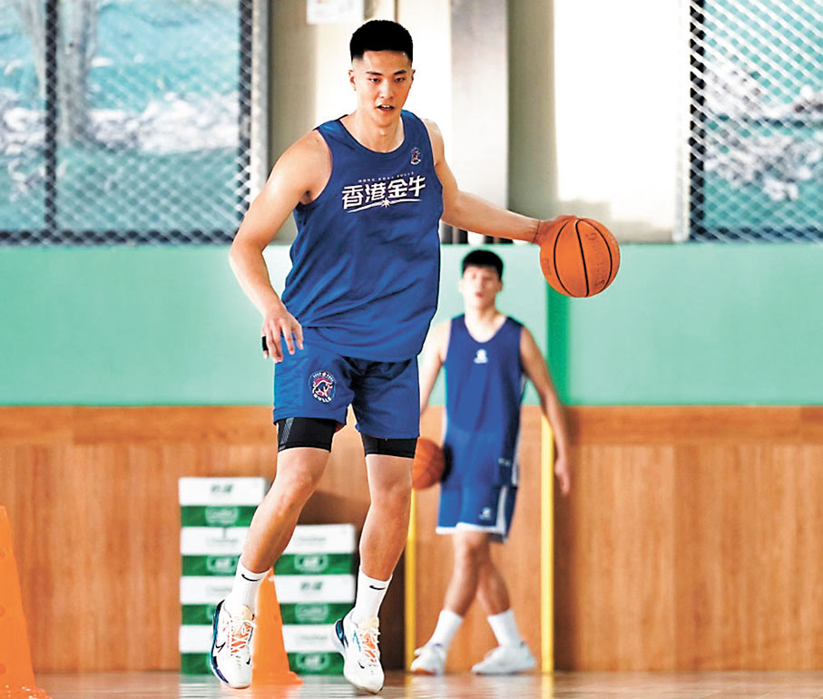 ◆朱松瑋首次出席香港金牛隊集訓。 香港金牛隊圖片