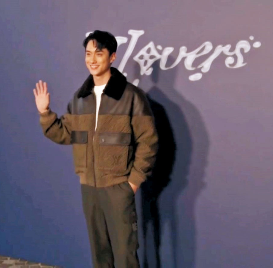 ◆當紅男星劉俊謙演繹法國最新時裝。