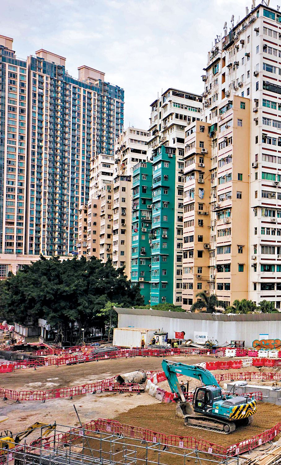 ◆油麻地御金·國峰高層一房單位以585萬元起拍售，較銀行網上估價的712萬元，低了17.8%。 資料圖片