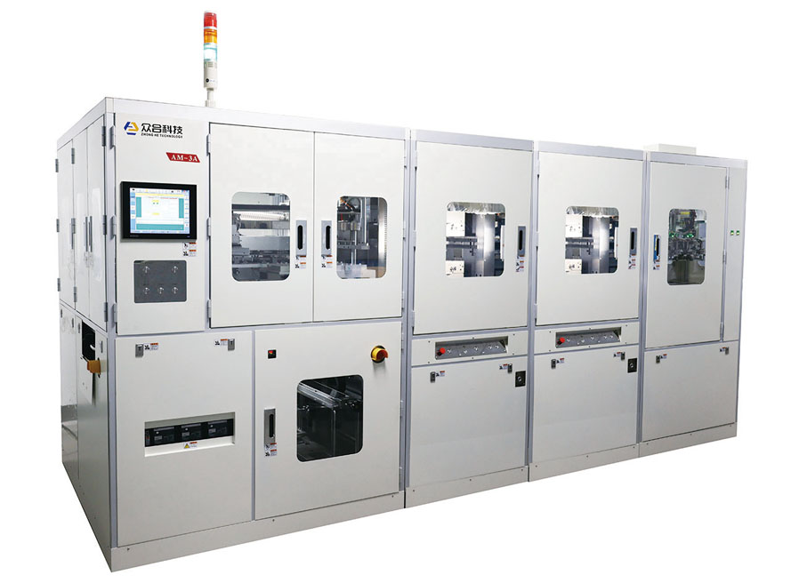 ◆ 眾合半導體200T全自動封裝系統。