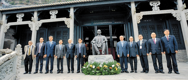 ◆2日，霍英東紀念館正式在南沙開館。 香港文匯報廣州傳真