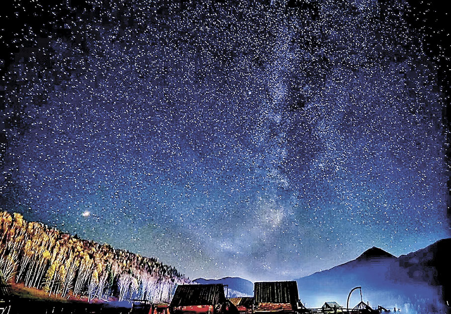 ◆新疆喀納斯禾木的星空