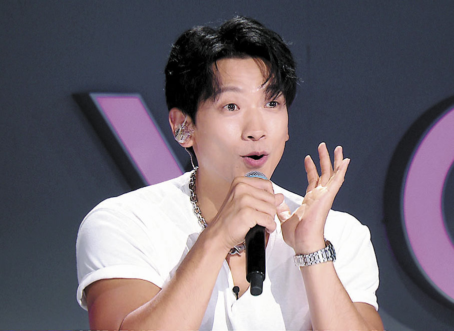 ◆Rain讚丁子朗面部表情特別好。