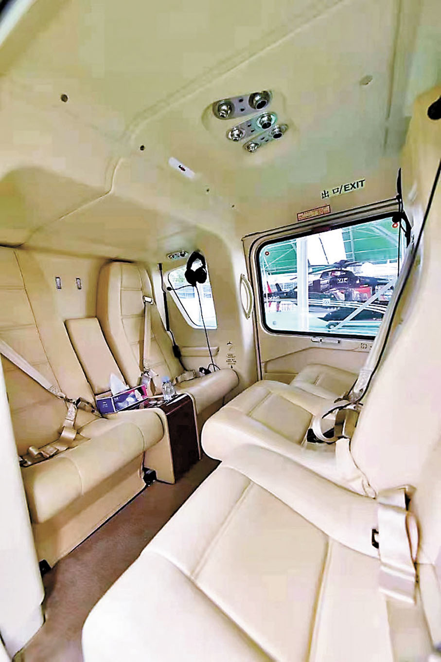 ◆空客135機型內部。香港文匯報深圳傳真