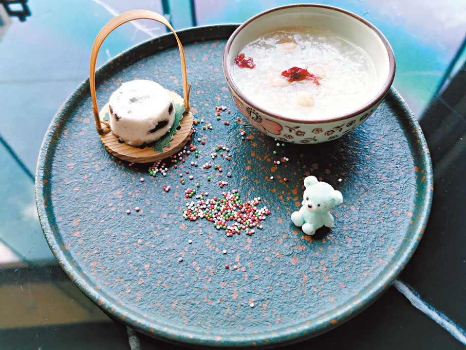 ◆口感豐富的赤豆糕·蓮心粥