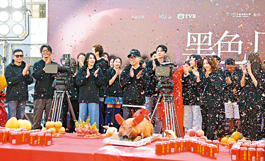 ◆新劇《黑色月光》正式開機 。胡若璋  攝