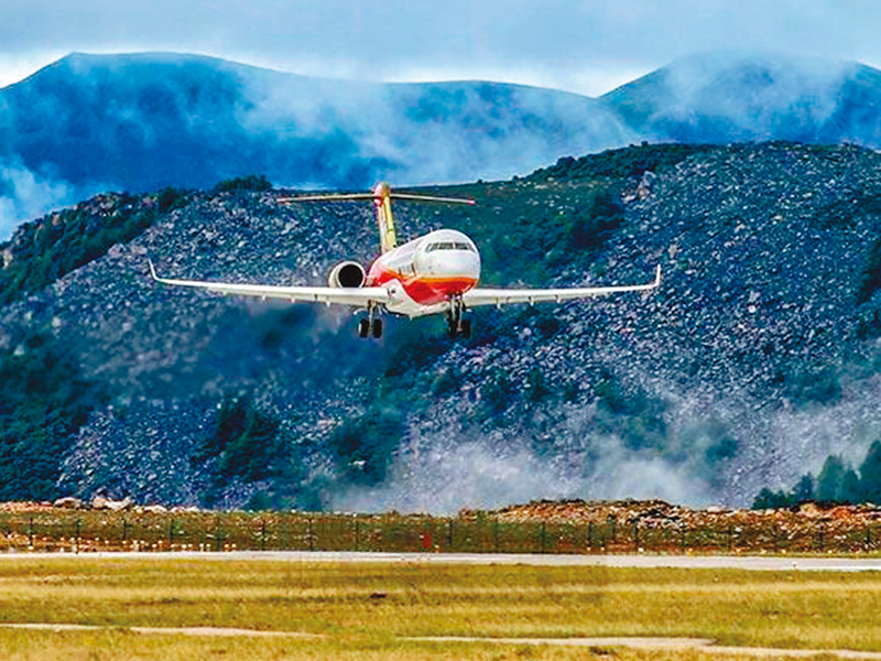 ◆國產客機ARJ21。資料圖片