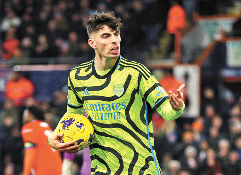 ◆近4仗取得3個入球的德國中場夏維斯，成為阿仙奴的爭標主力。  資料圖片