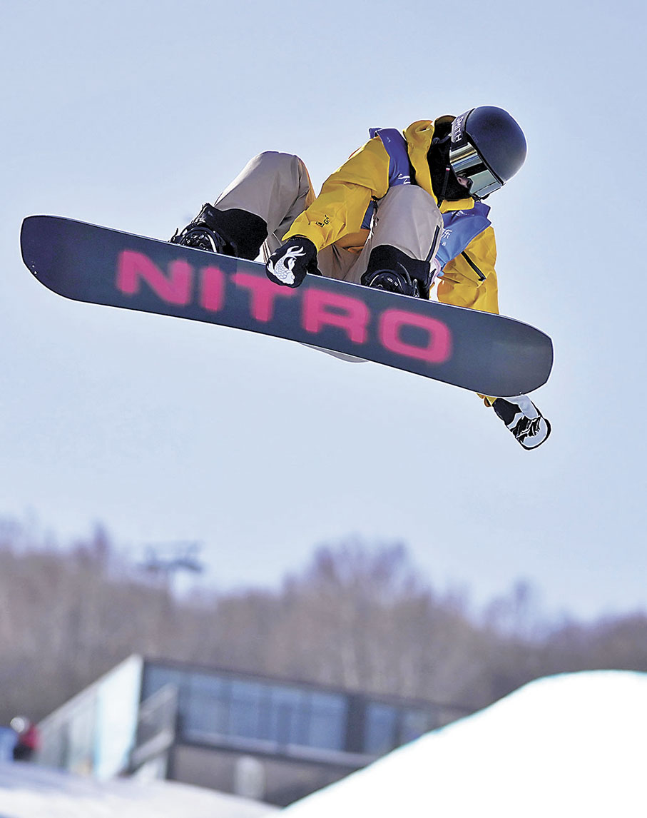 ◆蔡雪桐以93.25分的成績奪得冠軍。新華社