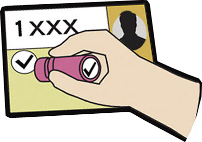 ◆選票上只能有一個「剔」號。