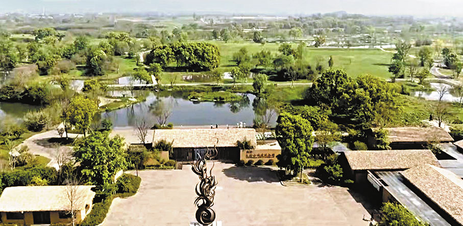 ◆近三年來，良渚遺址的考古工作圍繞水利系統展開。塘山以北的良渚外圍新發現近20條水壩。圖為良渚古城遺址。 網上圖片