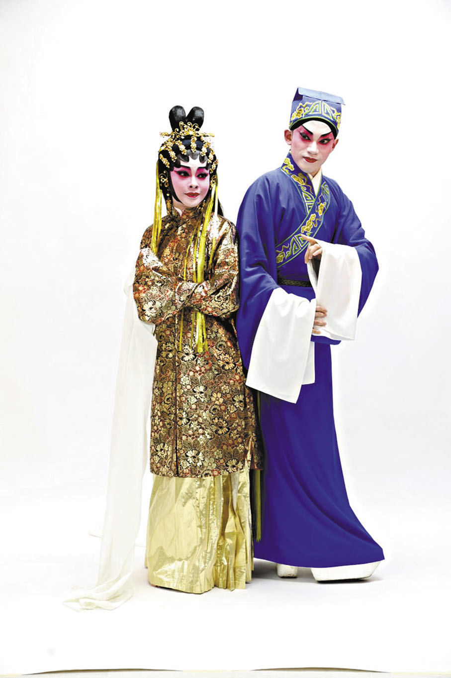 ◆譚穎倫與梁心怡在《再世紅梅記》劇照。