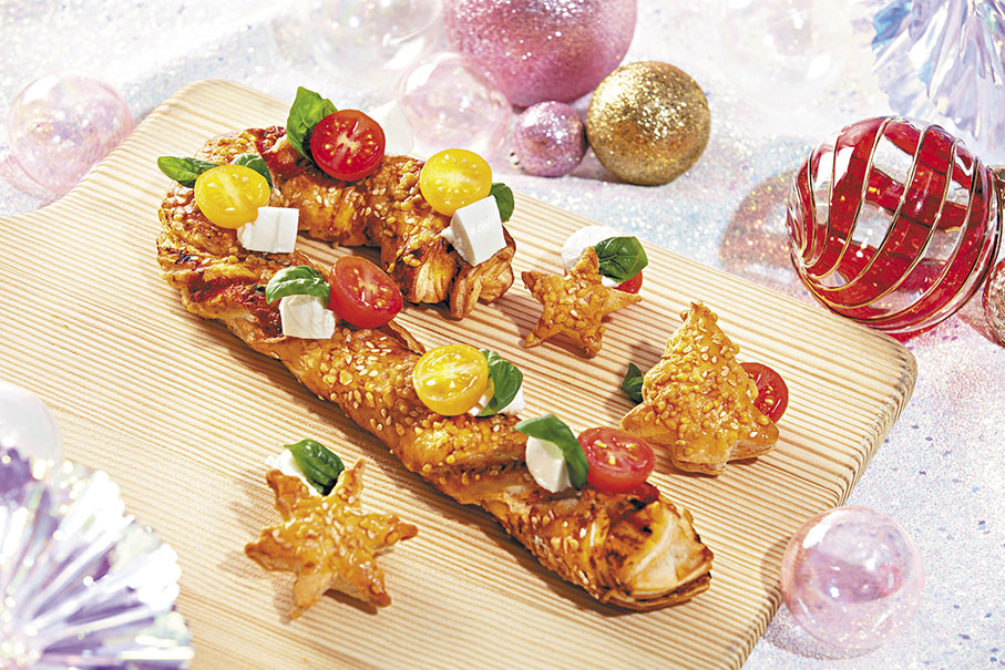 ◆聖誕手杖薄餅