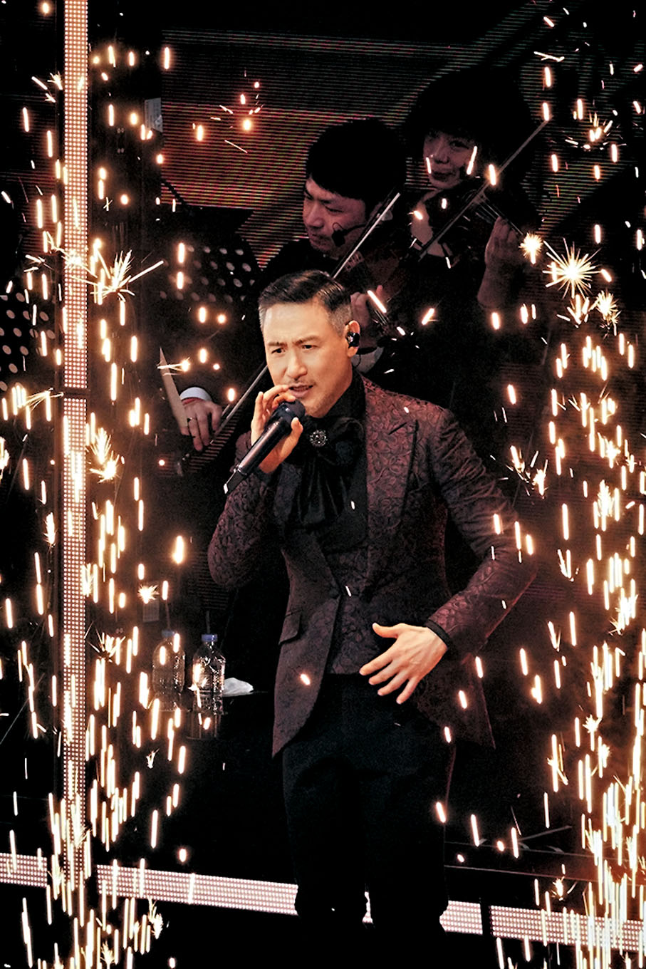 ◆張學友深情演繹金曲。