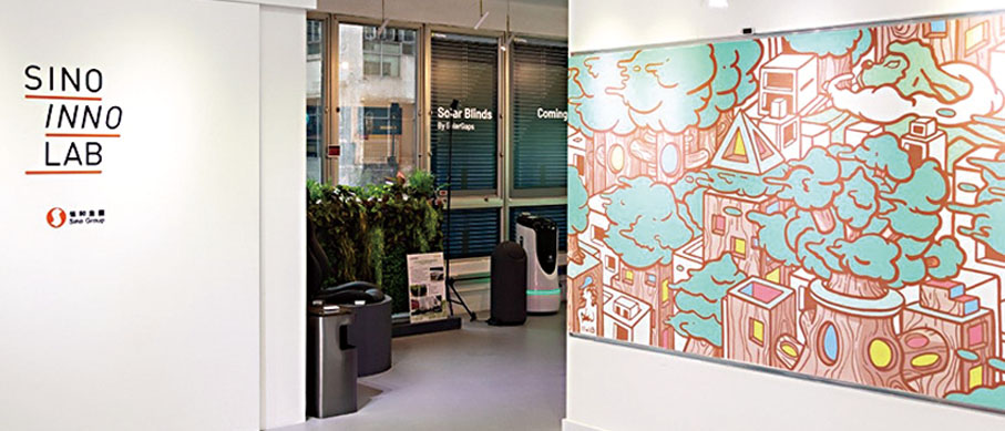 ◆信和創意研發室為初創企業和科技公司提供沙池平台，促進共創及支持創新，進一步建構智慧和可持續發展的未來。