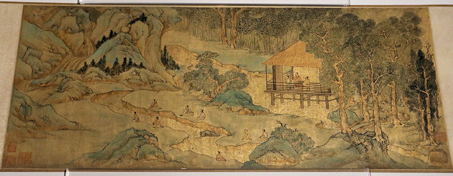 ◆蘭亭修禊圓。 香港文匯報記者黃艾力  攝