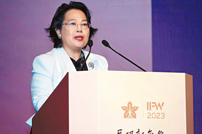 ◆張麗指，香港中國金融協會凝聚香港最廣泛金融專業人才，是香港優秀金融業的縮影。