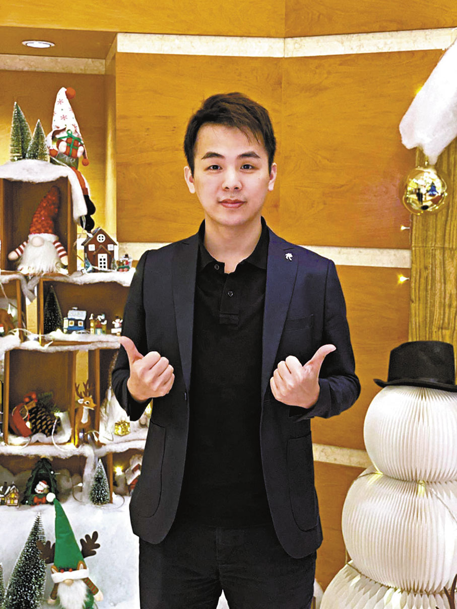 ◆阮德民預祝大家新年快樂。