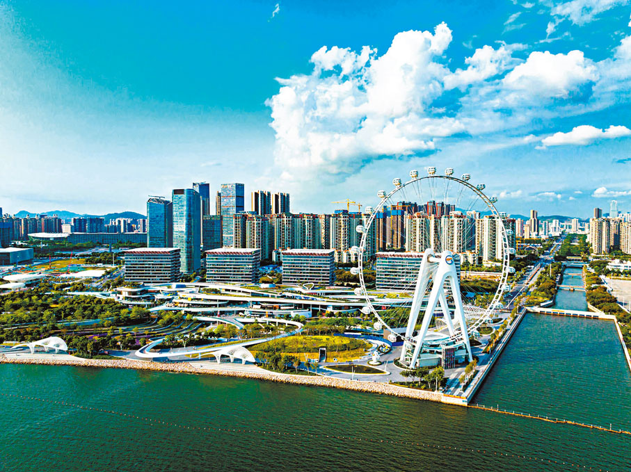 ◆前海作為深港合作的重要平台，吸引眾多港企港青進駐。資料圖片