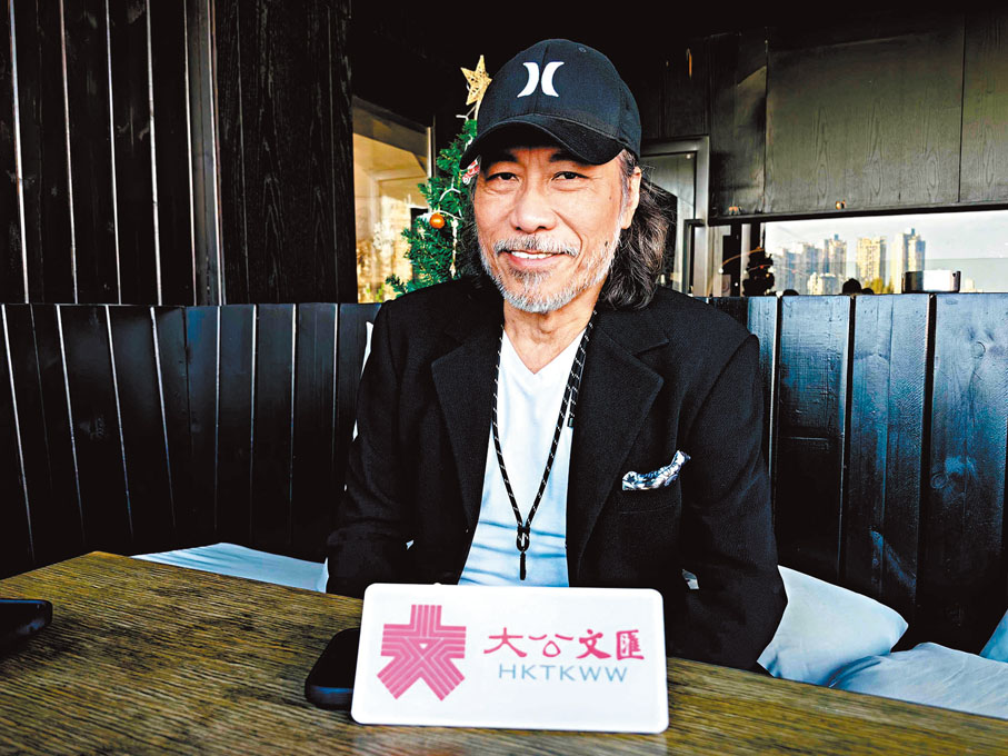 ◆夏韶聲接受記者採訪。